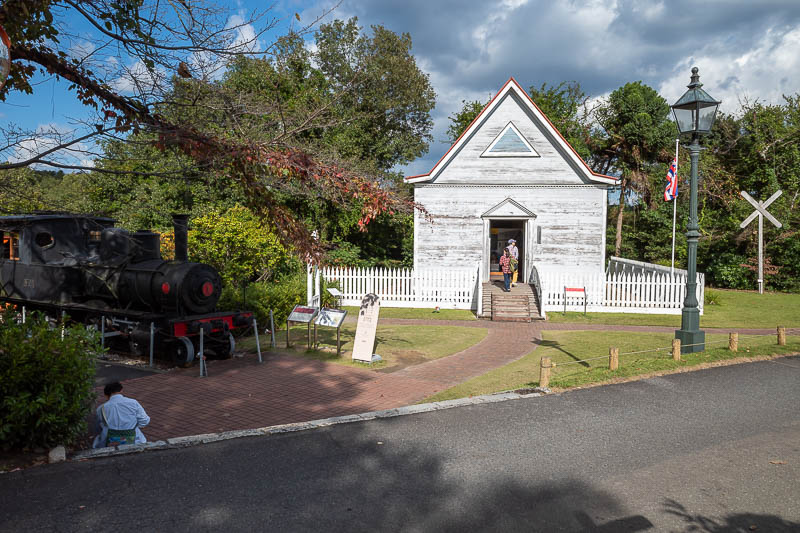 Back to Japan for the 11th time - October and November 2024 - An old train and what is claimed to be the Japanese immigrants assembly hall, from Hilo in Hawaii.