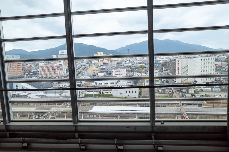 Japan-Nagoya-Kanazawa-Shinkansen - Here is the view from Tsuruga station. I had about 30 minutes between trains and intended to go and walk around outside the station, so I exited on on