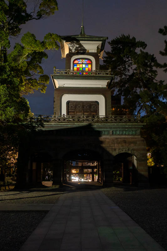 Japan-Kanazawa-Katamachi - Before wandering the streets of Katamachi I decided to explore a shrine up a hill in the dark. It was pretty good too. Also it was cold, I probably sh