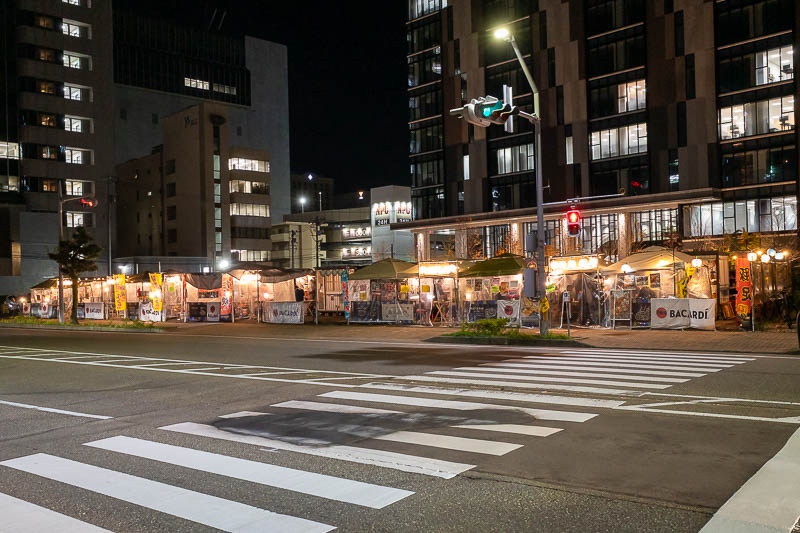 Back to Japan for the 11th time - October and November 2024 - Behind the station, not much was going on. Along this street there were some temporary tents set up so I was about to go over and investigate when I s