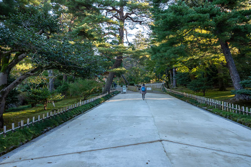 Back to Japan for the 11th time - October and November 2024 - That is the only person in front of me to get into the garden. I timed it for 8am perfectly, just as the gate was unlocked. There are a few gates but 