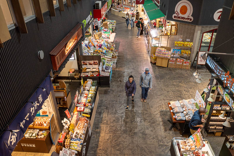 Back to Japan for the 11th time - October and November 2024 - Before departing Kanazawa I did another lap of the market. I was surprised to find out you can get upstairs and take photos from above.