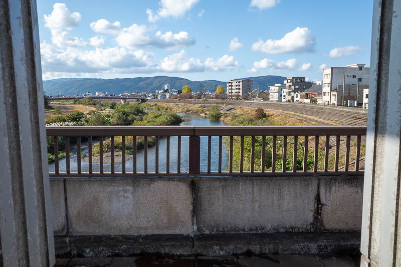 Back to Japan for the 11th time - October and November 2024 - On my 3 hour stroll I even found a Korean style drain to appreciate. Those mountains are surprisingly between me and the coast, although the mountains