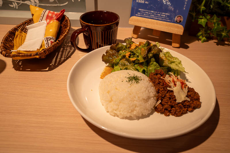 Back to Japan for the 11th time - October and November 2024 - So I ate at one of them, and had... taco rice. The pride of Okinawa, although they have it with spam. It was quite nice actually, and $7!