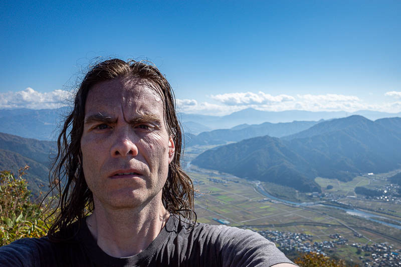 Back to Japan for the 11th time - October and November 2024 - Here I am. I was very sweaty today. It is still hot.