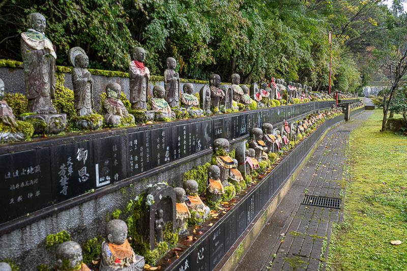 Japan-Fukui-Hiking-Hinoyama - Baby Buddhas. I started my GPS watch from here.