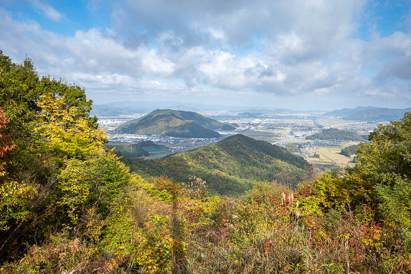 Japan-Fukui-Hiking-Hinoyama - First view of the day. There was a bit of fog around so I made sure to get some shots from lower down. At this point the summit was still in fog.