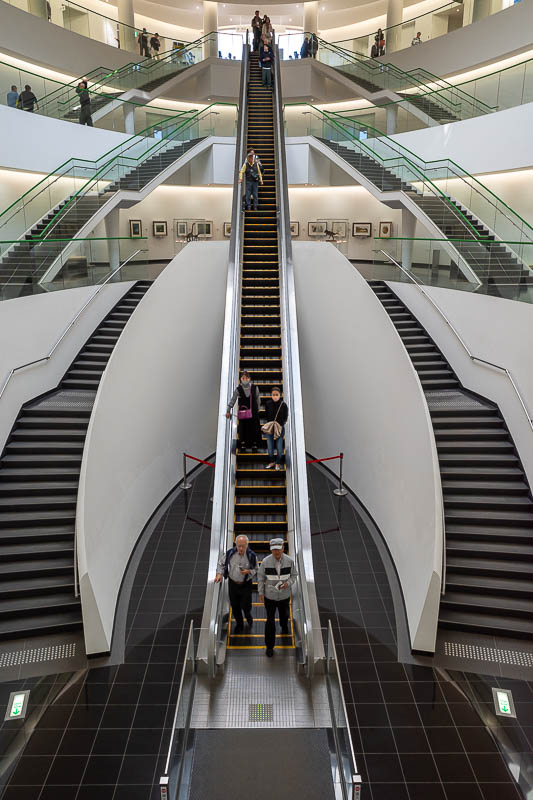 Japan-Fukui-Dinosaur-Museum - Here is the escalator I initially tried to not go down which caused a full on panic.