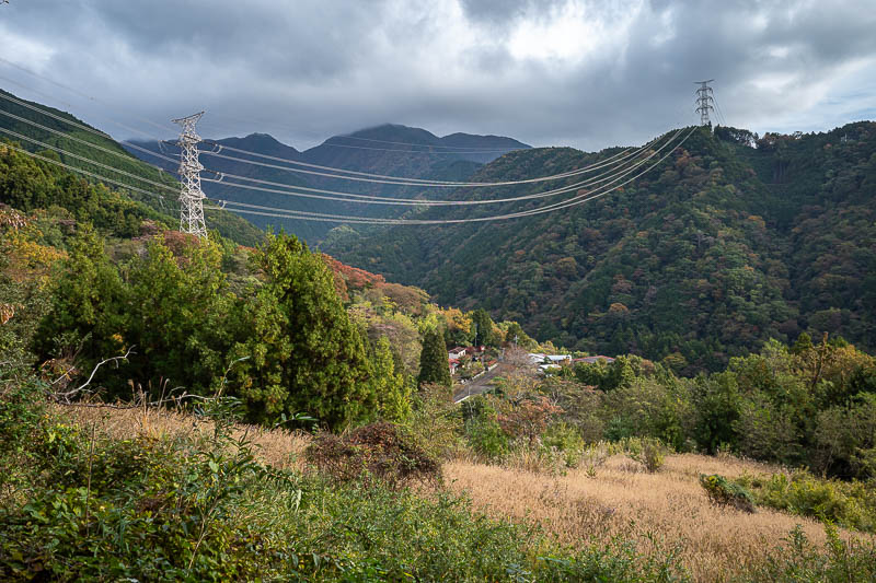 Japan-Tokyo-Hiking-Mount Tanzawa - My mountains are around to the left, in cloud.