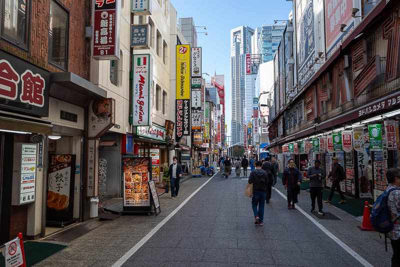 Japan-Tokyo-Shinjuku-Shibuya - There are lots of camera shops, many of them may be parts of the same shop spread across many buildings. My camera is still sold out everywhere. I cou