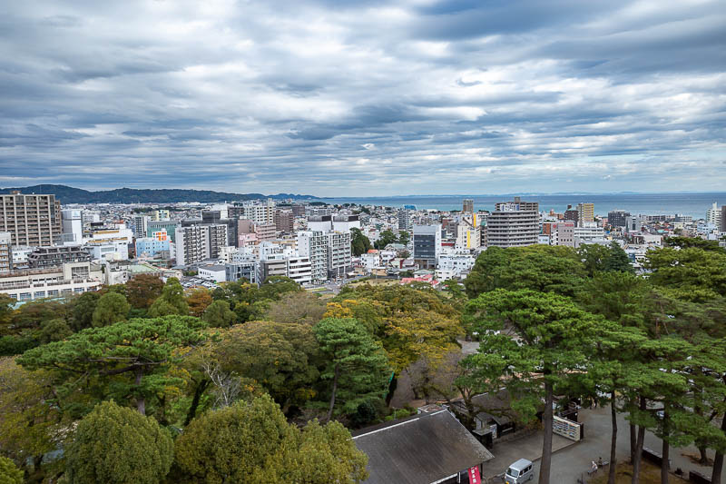 Japan-Odawara-Castle-Beach - Odawara city. As you can see, it is an actual city, too big to be called a town.