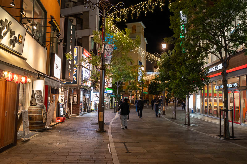 Japan-Tokyo-Kawasaki-Monjayaki - This is La Cittadella, an Italian themed mall with a lot of Indian restaurants and a basketball court.