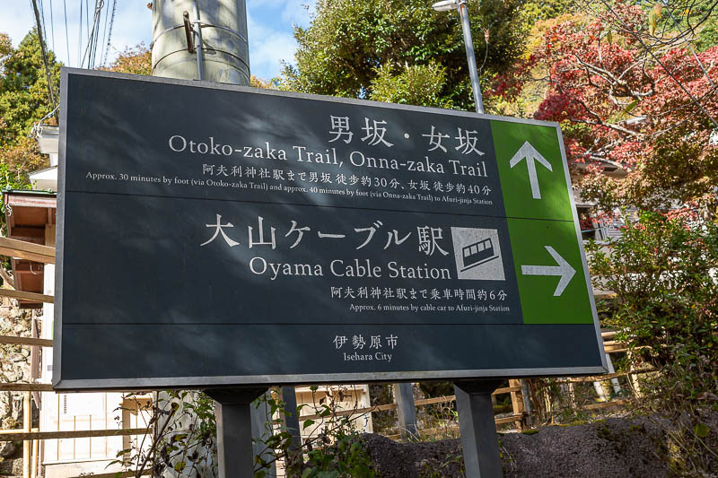 Japan-Tokyo-Hiking-Mount Oyama - GO STRAIGHT AHEAD. Do not be lazy.