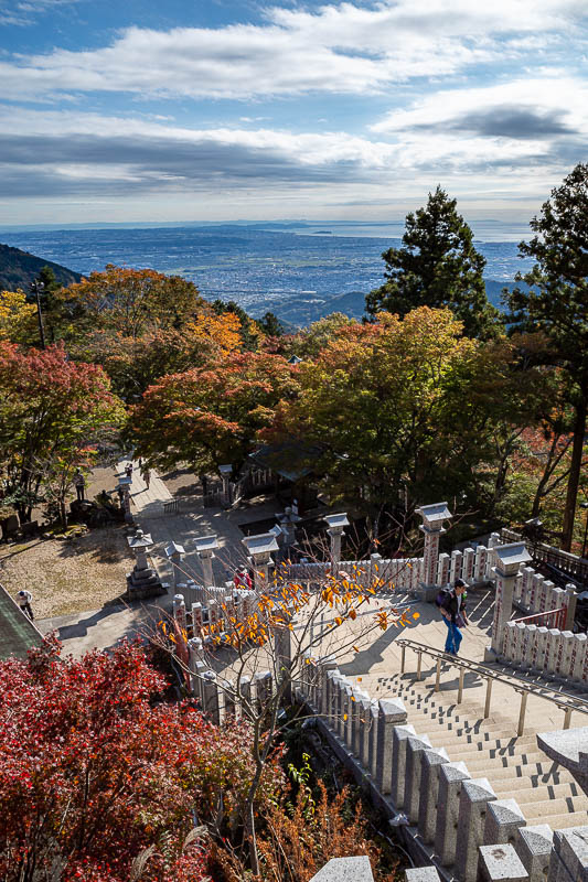 Japan-Tokyo-Hiking-Mount Oyama - The view out onto the ocean is towards Enoshima, I think.