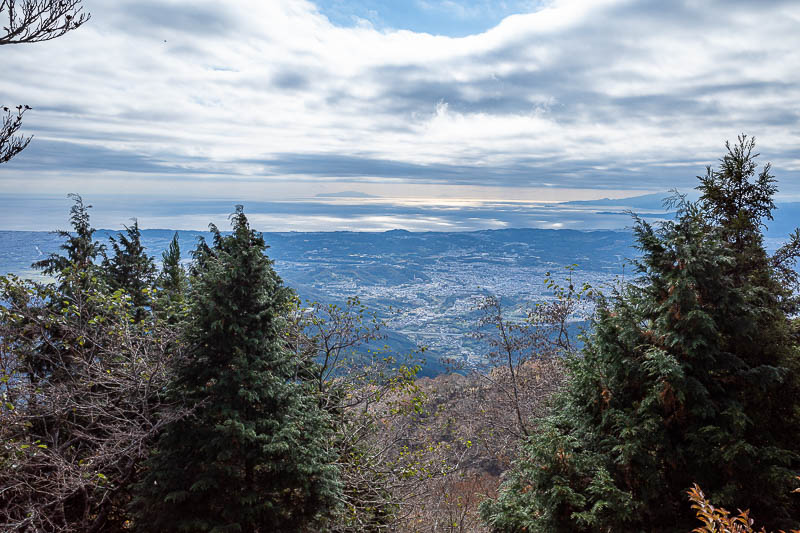 Japan-Tokyo-Hiking-Mount Oyama - View from the top... cut those trees down!