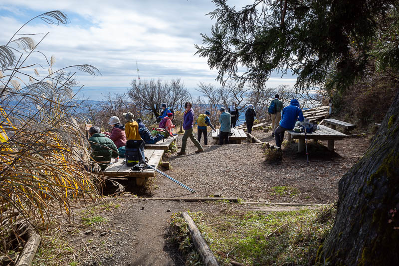 Japan-Tokyo-Hiking-Mount Oyama - There is even a public toilet on the summit. I went over near it to take this photo.