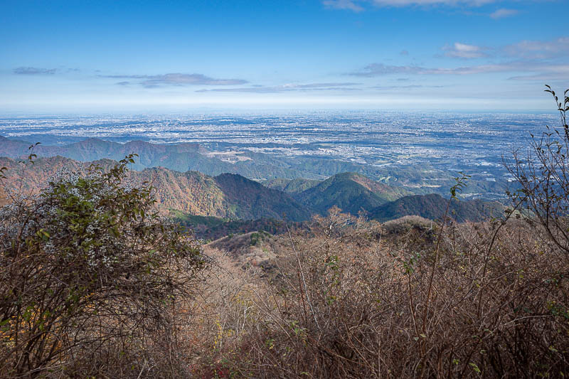 Japan-Tokyo-Hiking-Mount Oyama - Looking back towards Tokyo, or maybe it is Yokohama. It is all city.