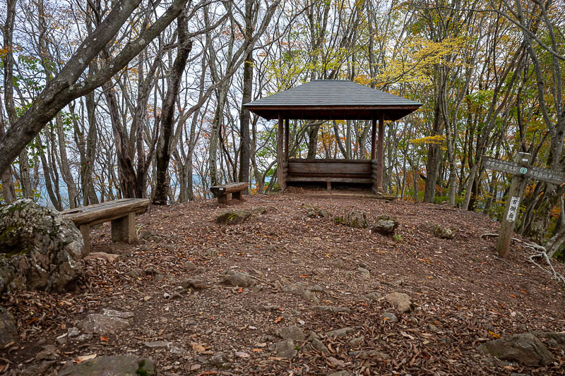 Japan-Tokyo-Hiking-Mount Izugatake - I thought this was the main peak of the day, no view, but it is not, still one more down and up again for this hike.