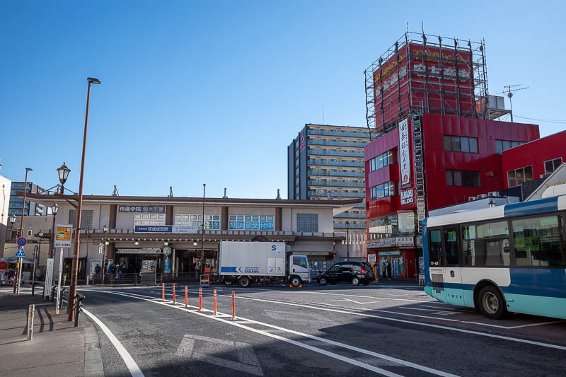 Japan-Tokyo-Narita-Haneda - Here is Narita station, not the JR station, the other one, Keisei.