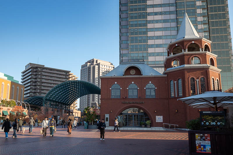 Trip 13 to Japan - October and November 2025 - Yebisu garden. I think I have been there once before, does that garage roof thing cover an old train line? This is not a station on the Yamanote line.