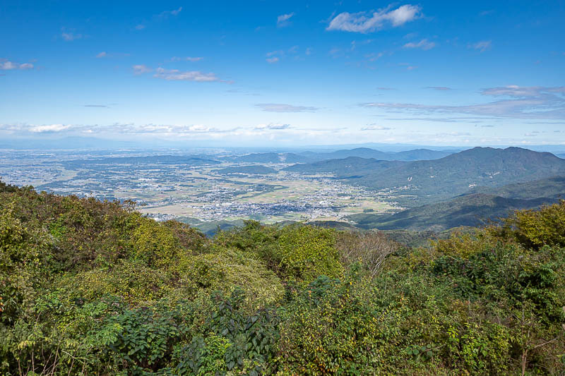 Japan-Tokyo-Hiking-Mount Tsukuba - Here is the view you can experience if you were to have an ice cream. There are also public toilets. I had some wasabi broad beans.