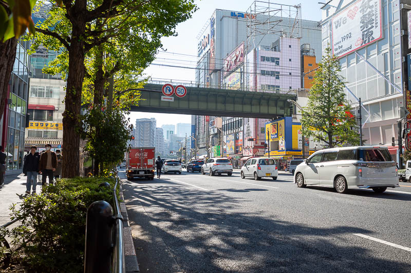Japan-Tokyo-Ueno-Ginza - After Ueno, it was time to head south, through Akihabara as this street becomes Ginza soon after.