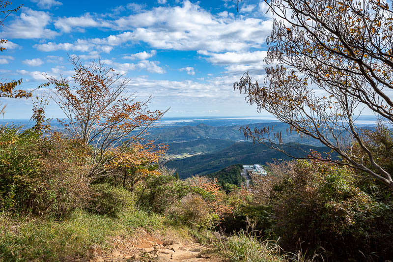 Japan-Tokyo-Hiking-Mount Tsukuba - Time to descend. Still a great view.