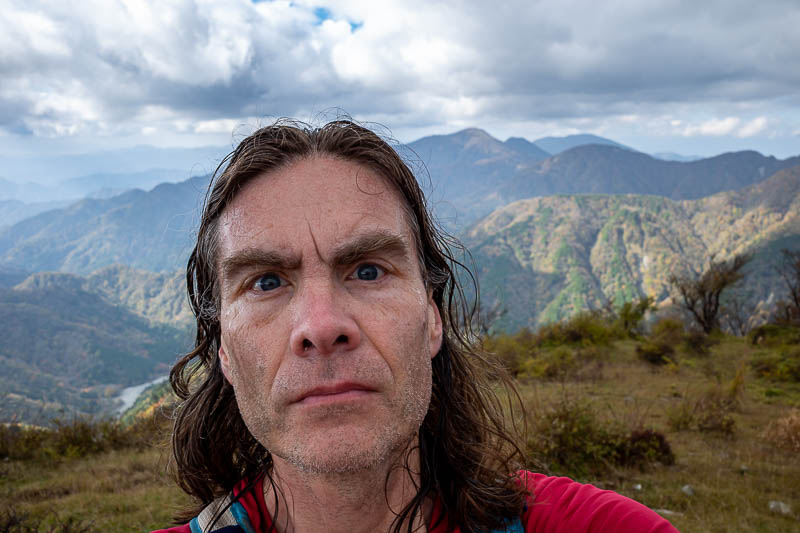 Japan-Tokyo-Hiking-Tonodake - My head got in the way of the view.