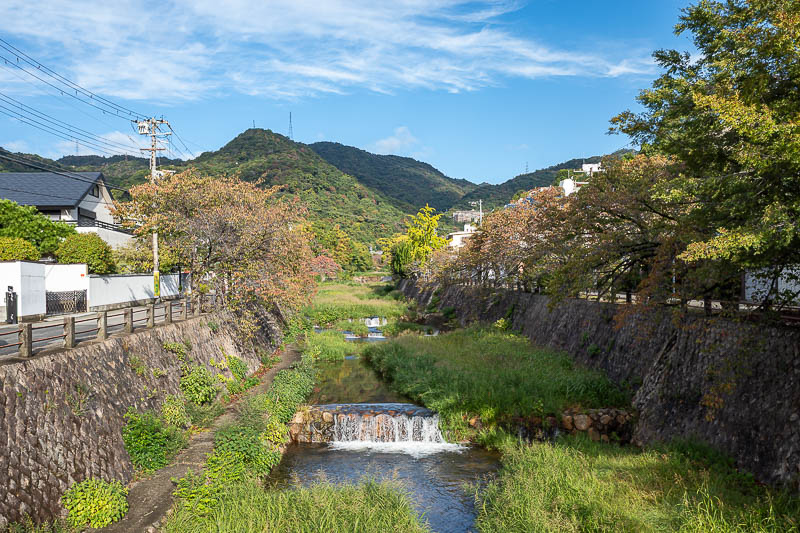 Japan-Kobe-Hiking-Mount Rokko - The road up to the trail is quite nice, and there are a lot of Lamborghini's or similar in the houses.