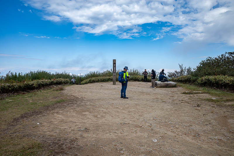 Japan-Kobe-Hiking-Mount Rokko - The top of Mount Rokko has not a lot going for it. And not many other people. There is a cable car nearby, and a 'skyway' toll road runs along the top