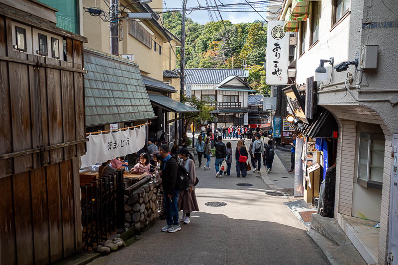 Japan-Kobe-Hiking-Mount Rokko - There were a lot of tourists, and ice cream shops.