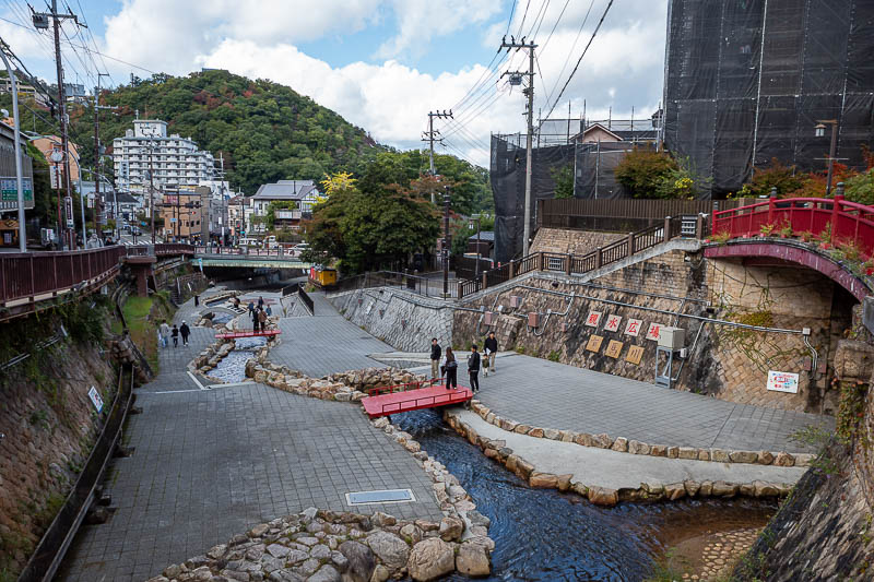 Japan-Kobe-Hiking-Mount Rokko - I think this water may have been hot or at least warm. People upstream have to leave their showers running permanently so that the storm water is hot.