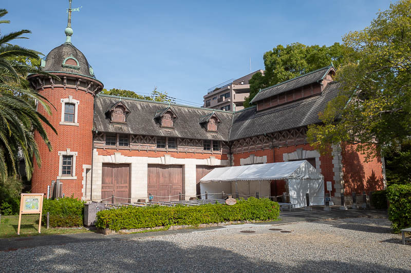 Japan-Kobe-Garden-Bridge - First up, the stables. I suspect these were originally built on this site.