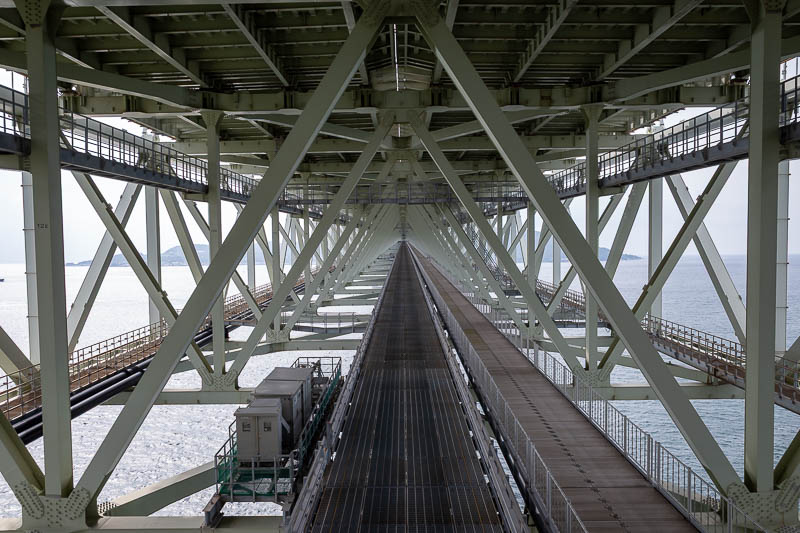 Japan-Kobe-Garden-Bridge - This is the end of the bits you can walk on. I really wanted to continue all the way across on the service catwalk below. The actual road is above. Th