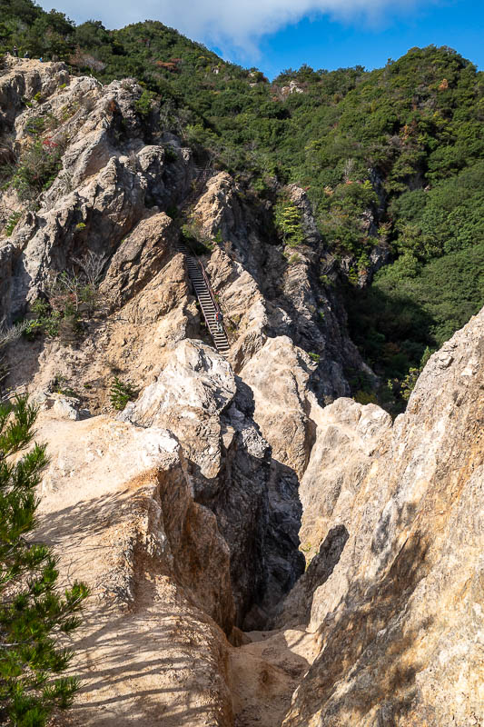 Japan-Kobe-Hiking-Higashiyama - Surprisingly, parts of this hike required concentration, or else a potential plummet might occur.