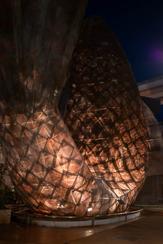 Japan-Kobe-Harborland - I think this is a giant prawn. It is translucent and you can seemingly get inside it.