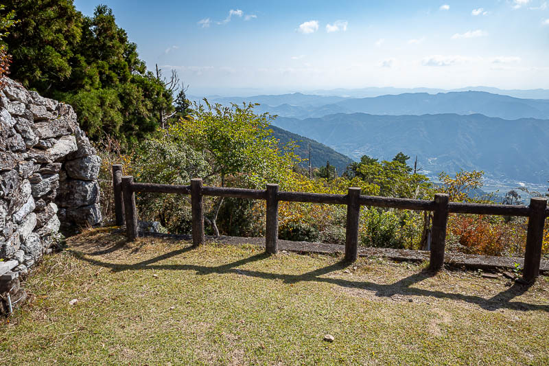 Japan-Tokushima-Hiking-Mount Nakatsumine - Because of the nice warm dry weather, farmer's have commenced burning piles of plastic all across Japan.