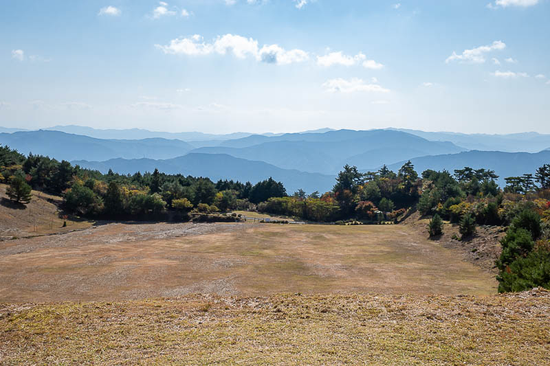 Japan-Tokushima-Hiking-Mount Nakatsumine - Apparently, this is a practice area, but for what?
