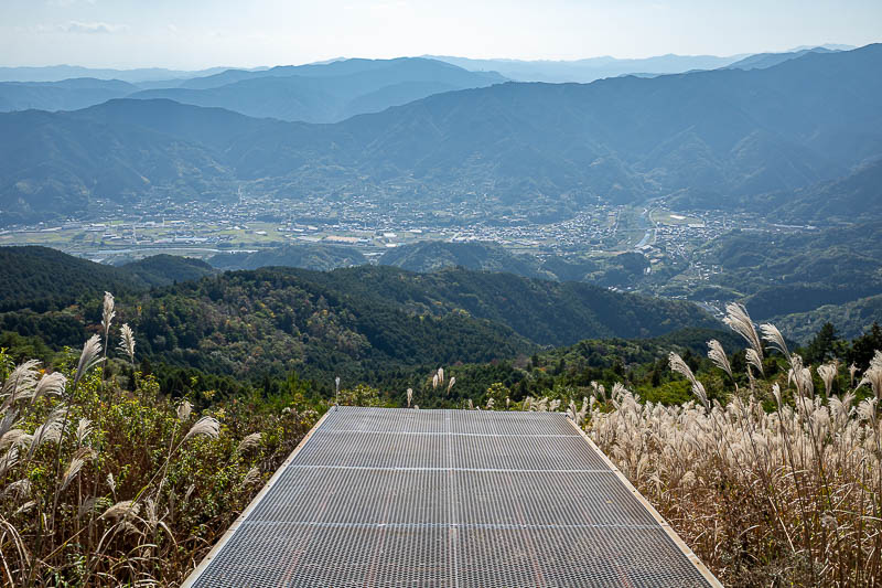 Japan-Tokushima-Hiking-Mount Nakatsumine - This whole area is a hang gliding park. There was no one at all here, and I am not convinced it is actively used.