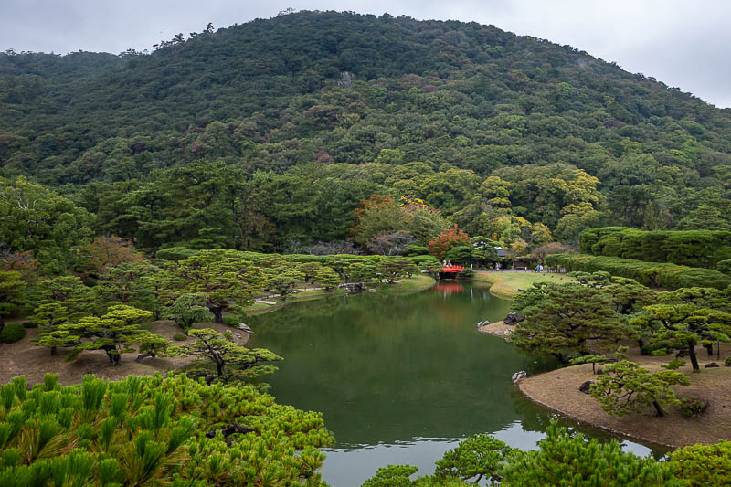 Trip 13 to Japan - October and November 2025 - There is a tiny little red bridge.