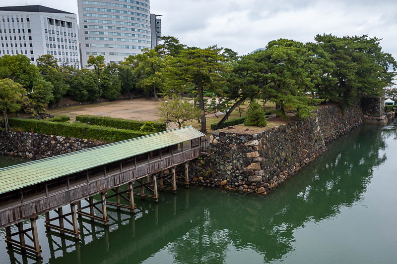 Trip 13 to Japan - October and November 2025 - More of the bridge from the castle annex.