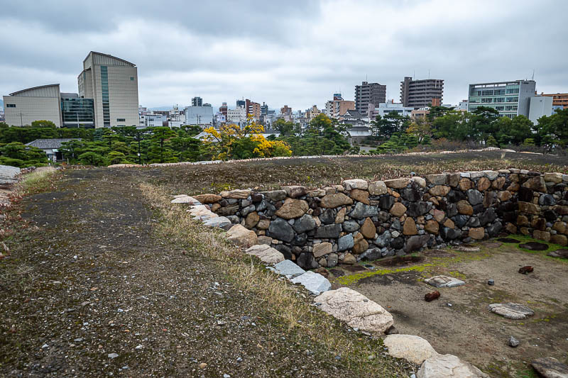 Trip 13 to Japan - October and November 2025 - There is a bit of a view of Takamatsu, but not a very good view.