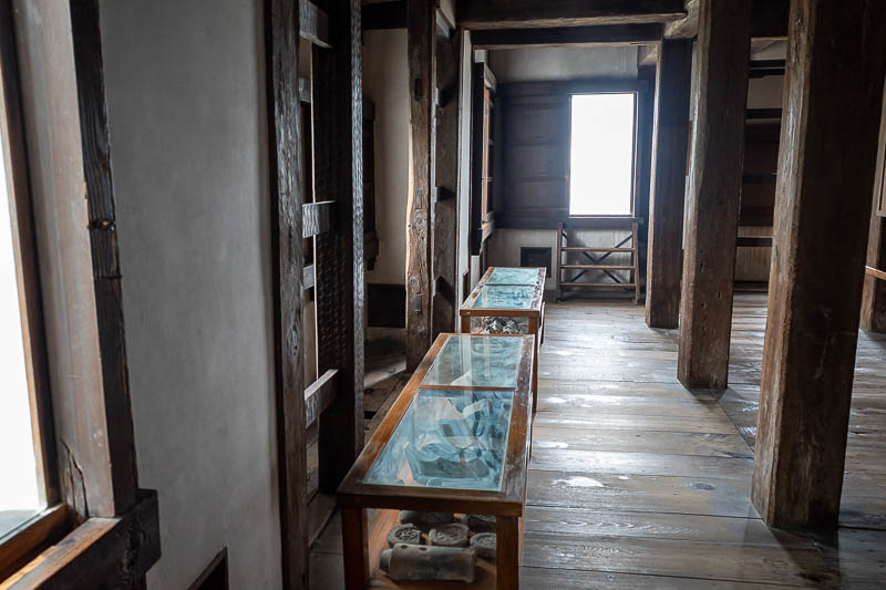 Trip 13 to Japan - October and November 2025 - Now for some dark interior shots. You have to take your shoes off. It is wooden inside.