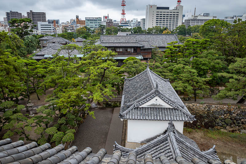 Trip 13 to Japan - October and November 2025 - Here is the view from the top. Not much of a view.