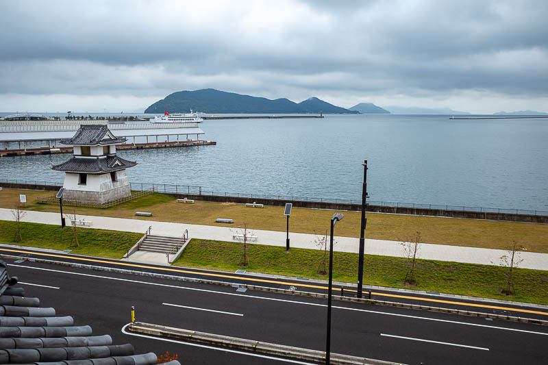 Trip 13 to Japan - October and November 2025 - And there is the sea, and a ferry, and a tiny bit more castle.