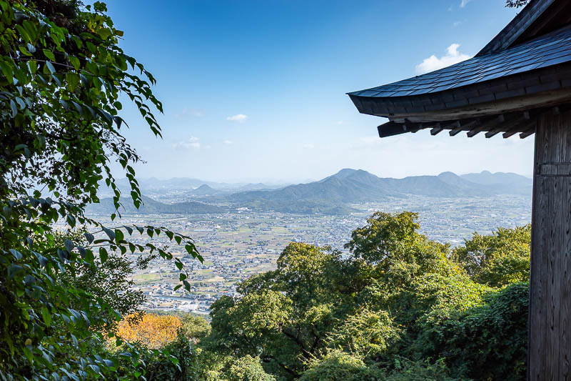 Japan-Takamatsu-Hiking-Kotohira - OK, one more view before I leave the concrete stair cases and shrines behind.