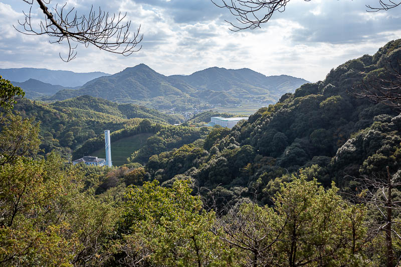 Japan-Takamatsu-Hiking-Kotohira - Nice clouds and view.