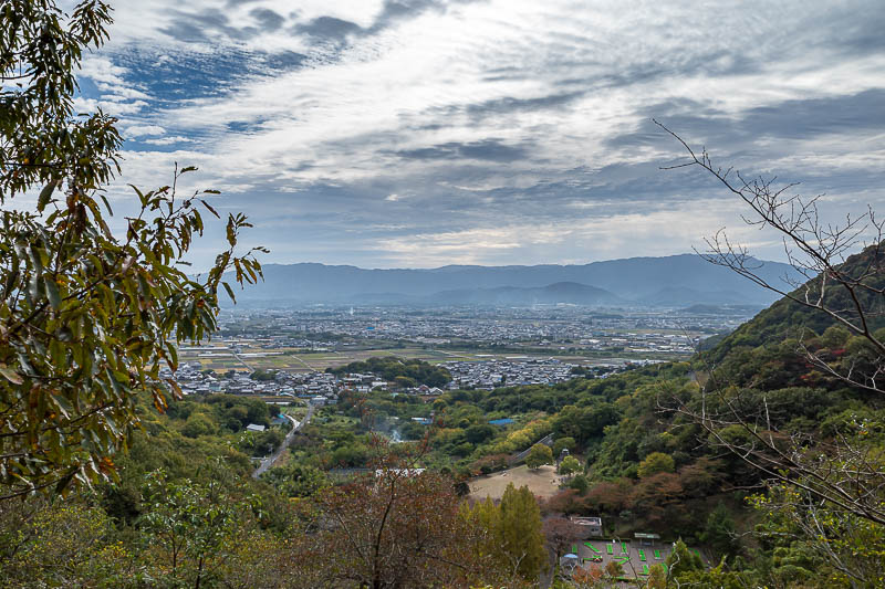 Japan-Takamatsu-Hiking-Mount Inazumi - After a brief stair case, here is the first view of the day.