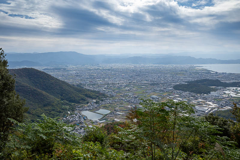 Japan-Takamatsu-Hiking-Mount Inazumi - This is the view most people see.