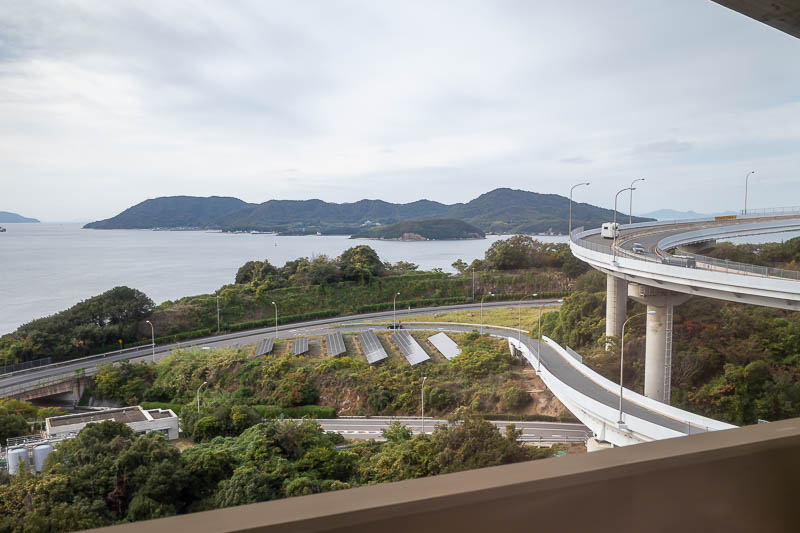 Trip 13 to Japan - October and November 2025 - Another mid sea island and exit ramps.